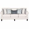 Picture of WHITE SOFA WITH LARGE IMAGE