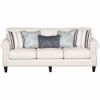 Picture of WHITE SOFA WITH LARGE IMAGE